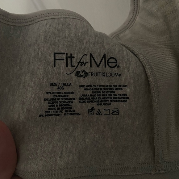 Fruit of the Loom Women's Bra in Gray - Picture 11 of 13